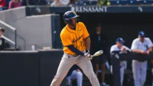 WVU baseball shuts out Liberty to win 1st game of 3-game series